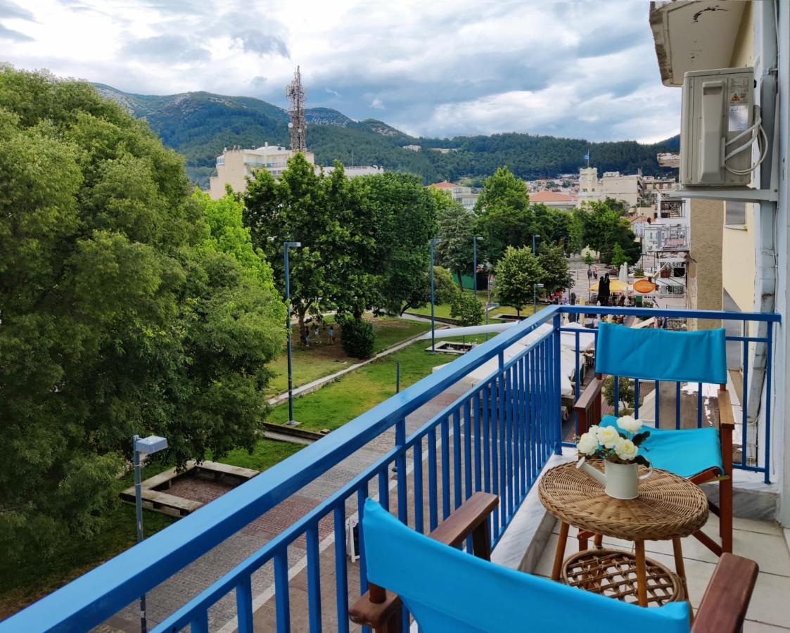 Hospitable Appartment In The Central Park, Xanthi Esterno foto